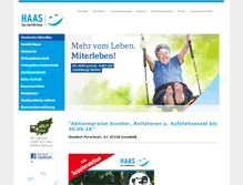 Tablet Screenshot of haas-orthoservice.de